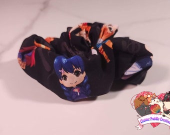 Nerdy Scrunchies, Anime Hair Bands, Fashionable Hair Accessories, Unique Stocking Stuffer, Assorted Ponytail Holders, Adorable Hair Ties