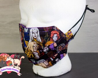 Máscara de anime 3D, relleno de calcetín Nerdy, correa ajustable, máscara de origami, reutilizable y lavable, máscara facial de algodón para hombres, pequeño regalo para mujeres