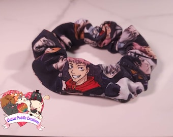 Nerdy Scrunchies, Anime Hair Bands, Fashionable Hair Accessories, Unique Stocking Stuffer, Assorted Ponytail Holders, Adorable Hair Ties