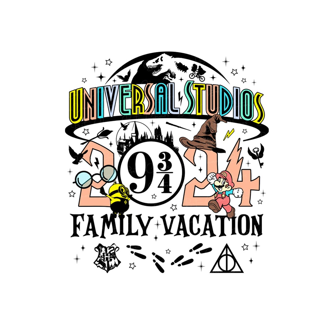 Family Vacation 2024 PNG, Family Trip 2024, Family Trip, Universal Trip