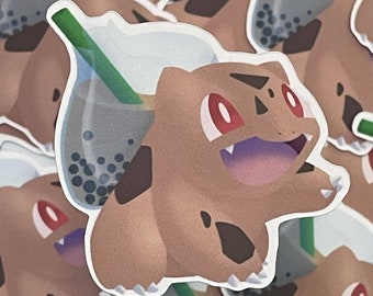 De sticker van Bobasaur