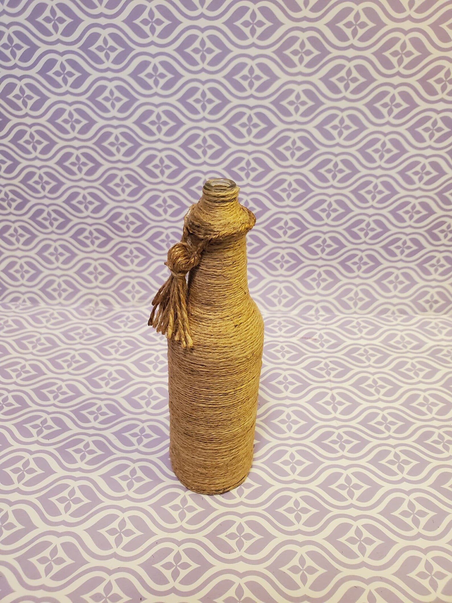 Jute twine Wrapped Mexican Artisan Bottle Etsy