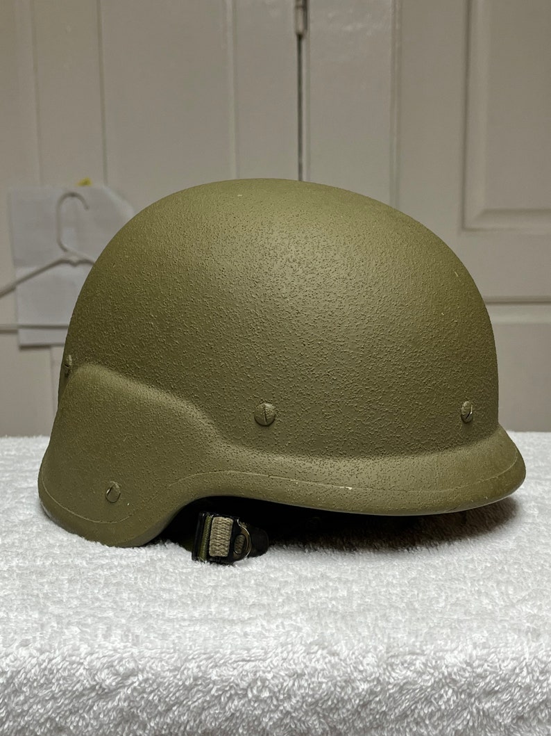 1986 u s military pasgt army ballistic unicor combat helmet m 6 etsy