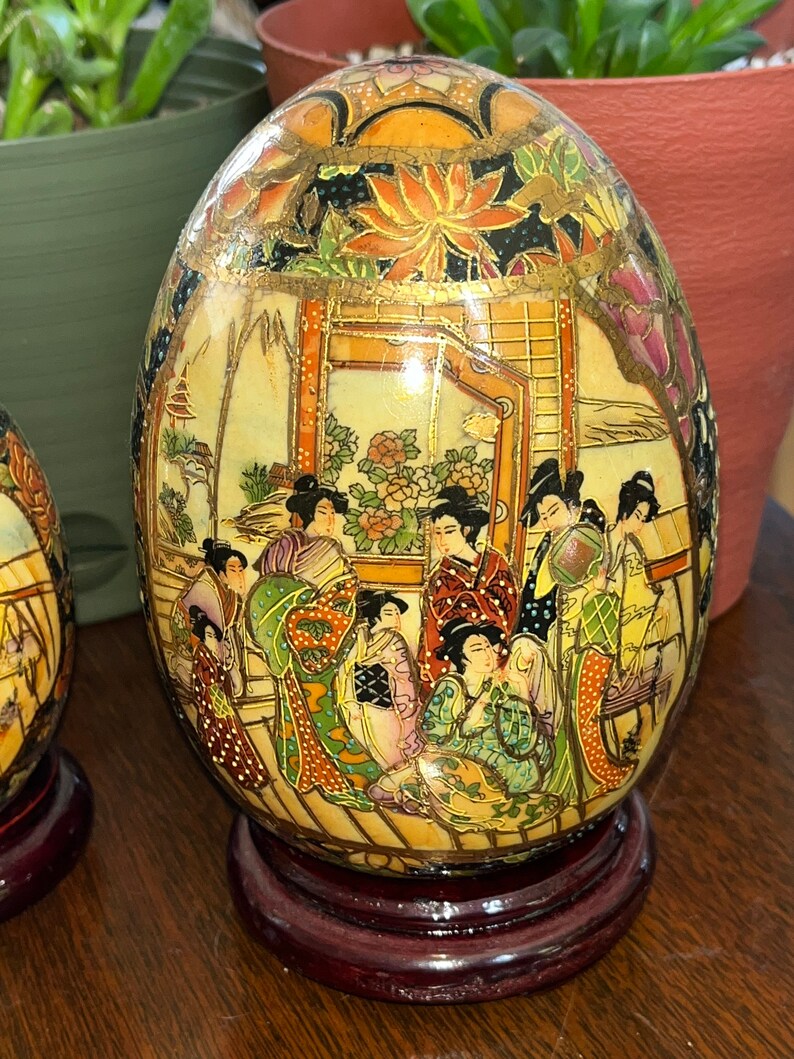 Satsuma Moriage Eggs 2 Etsy