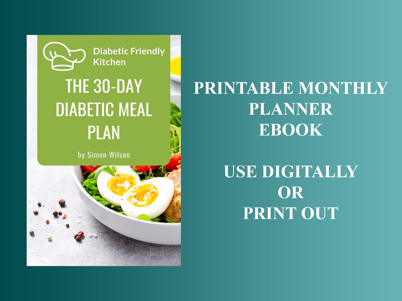 30-day Type 2 Diabetes Meal Plan PDF | Low Sugar Recipes + Grocery ...