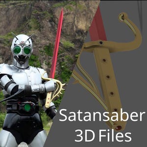 Satansaber from Kamen Rider Black 3D Print Files