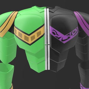 Kamen Rider W CycloneJoker Armor STL bild 3