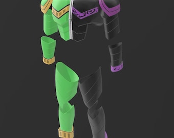 Armadura STL do Kamen Rider W CycloneJoker