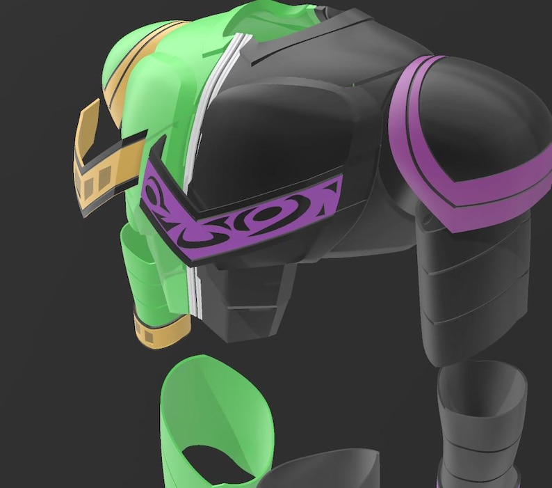 Kamen Rider W CycloneJoker Armor STL bild 6