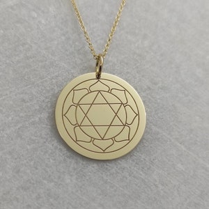 Gold Indian Pendant, 14K Solid Gold Charm, Dakshinamurti Yantra, Success Charm, Indian Om Necklace, Gold Om Pendant, Aum Charm, Indian Charm