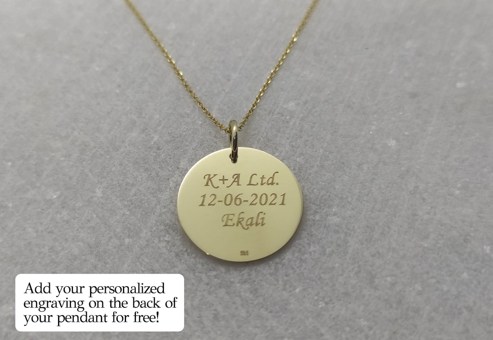 Tennis Necklace, 14K Pendant, Tennis Ball Charm, Tennis Team, Tennis