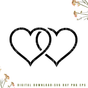 Coração SVG, Dia dos Namorados svg, Amor svg, Aniversário svg, Eu para você svg, Casamento svg, Instant Digital Download: 1 Pasta Zip x Svg Dxf Eps Png |