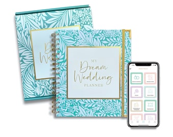 Luxury Hardback Wedding Planner / Book / Organiser - Engagement Gift Box & FREE Smartphone App | Designed by Award Winning UK Suppliers