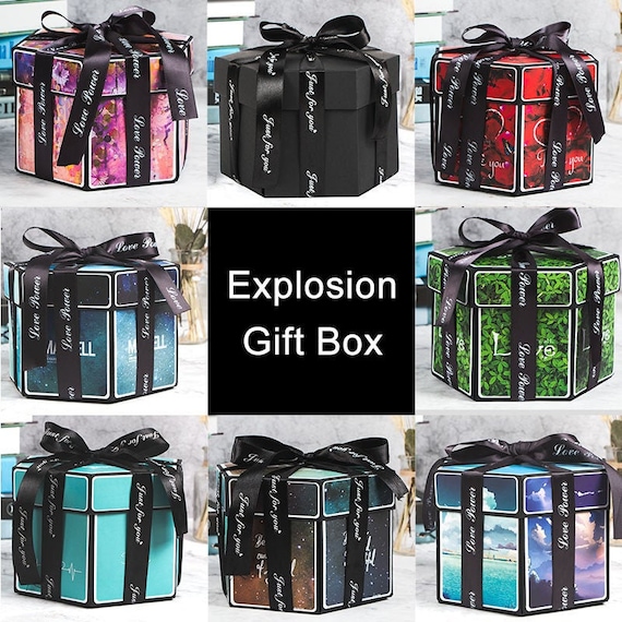 Surprise Box, Creative Explosion Box Diy Gift Scrapbook And Photo Album  Gift Box As A Birthday Present About Love, Surprise To Open