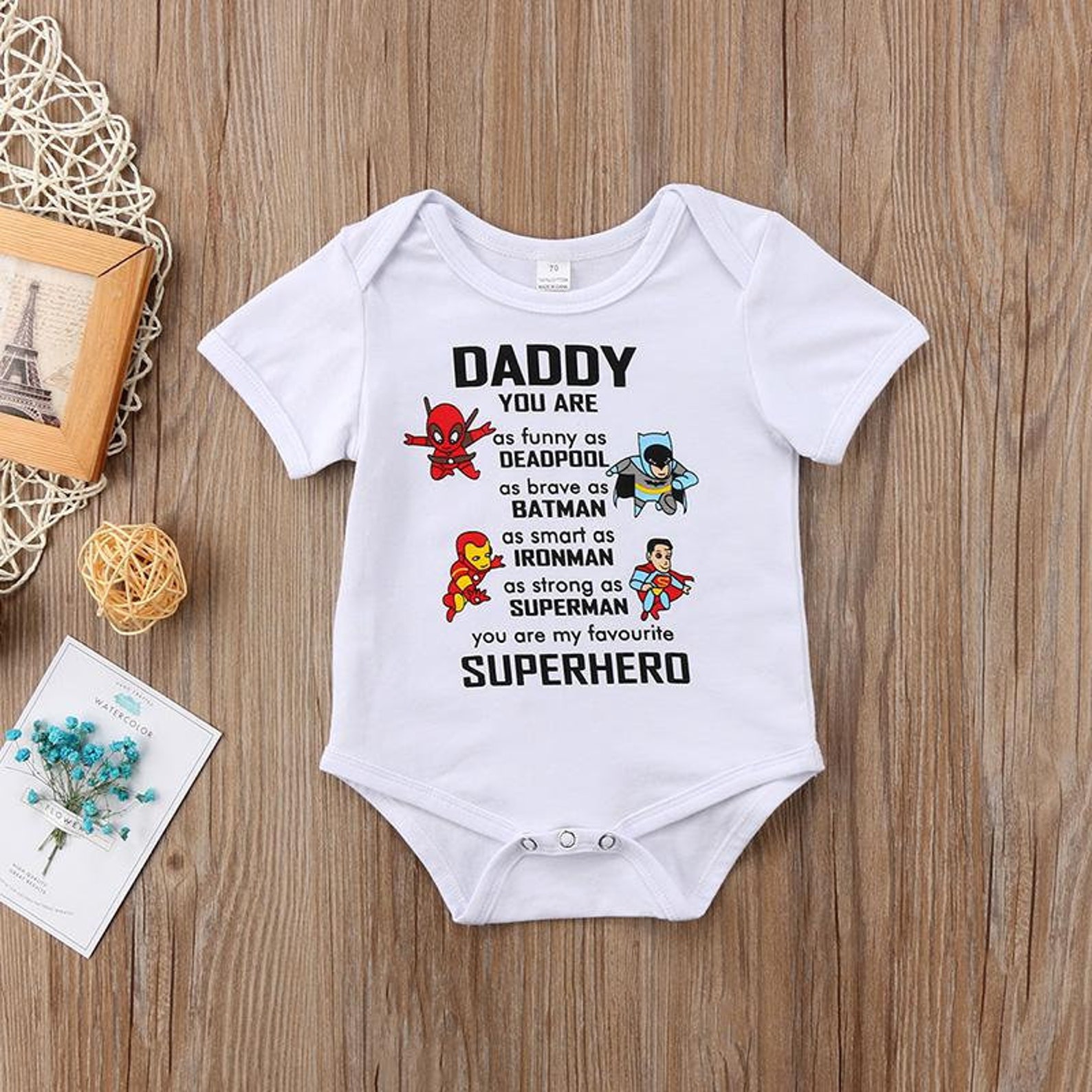 Infant Newborn Baby Superhero Clothes Short Sleeve Cartoon Etsy