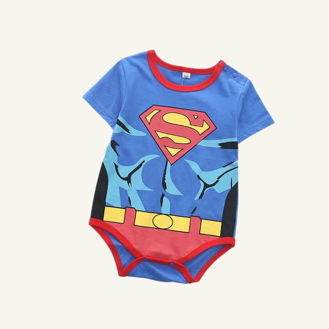 Sleeveless Onesies Baby Boy Infant Baby Superhero Clothing Baby