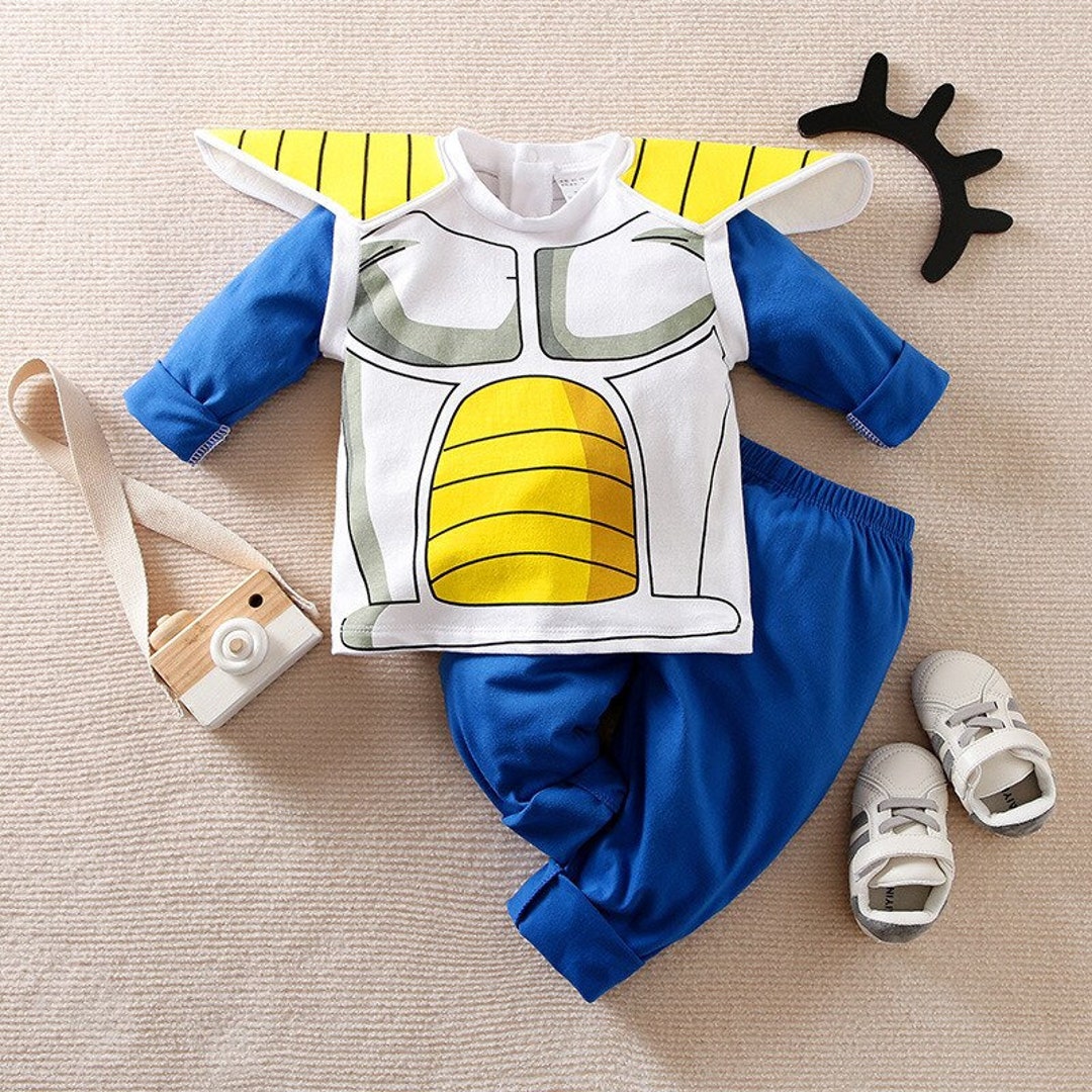 Vegeta Cosplay Costume, Anime Baby Onesie, Baby & Toddler Clothes, DBZ Sleepsuit Romper, Infant