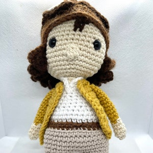 Amelia Earhart, Amelia Earhart doll, Crochet doll, Crochet doll amigurumi
