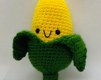 Crochet corn on the cob, Amigurumi corn on the cob, Crochet corn