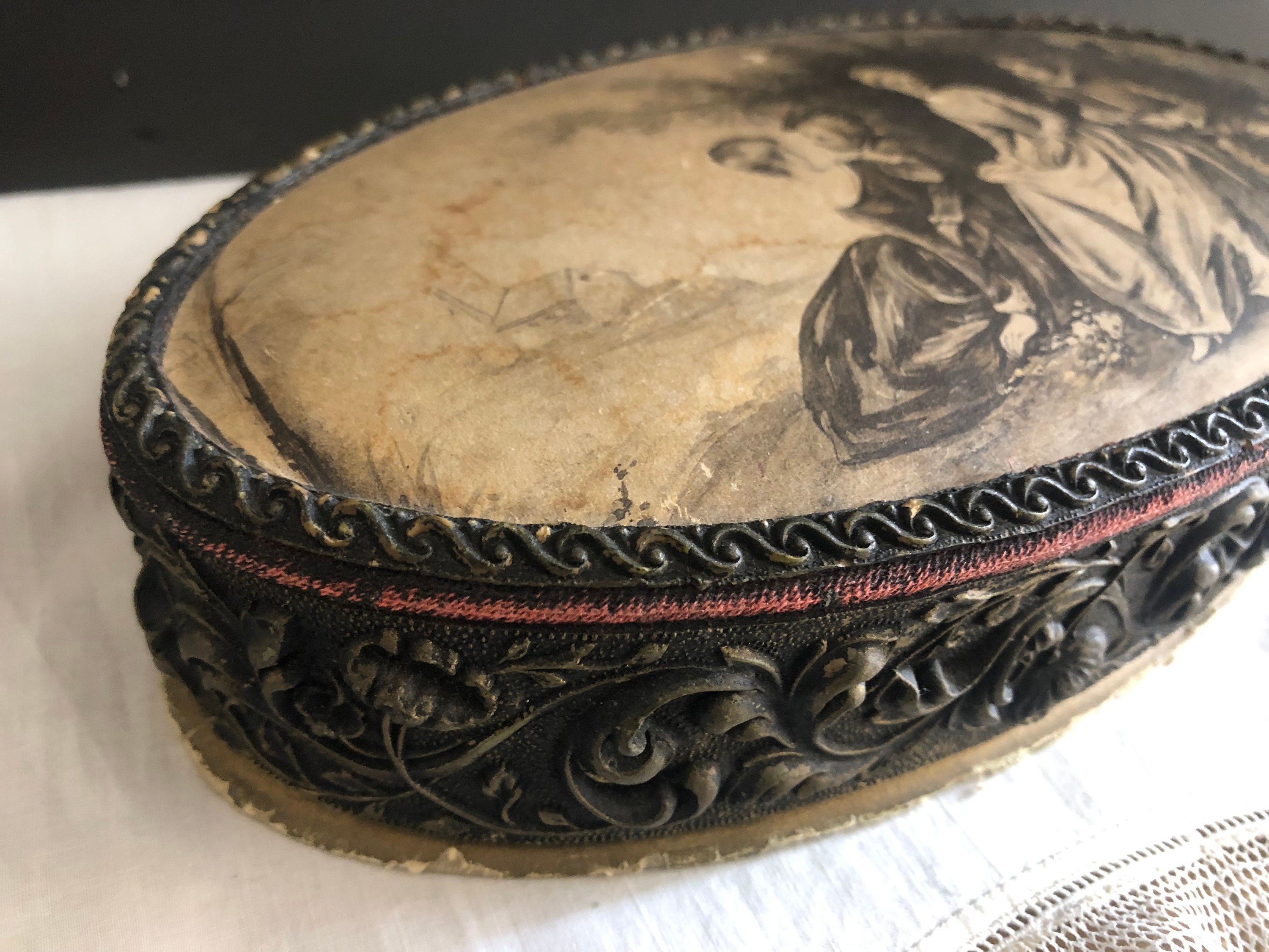 Antique Chocolate Box Rare Antique Box Antique Victorian Etsy