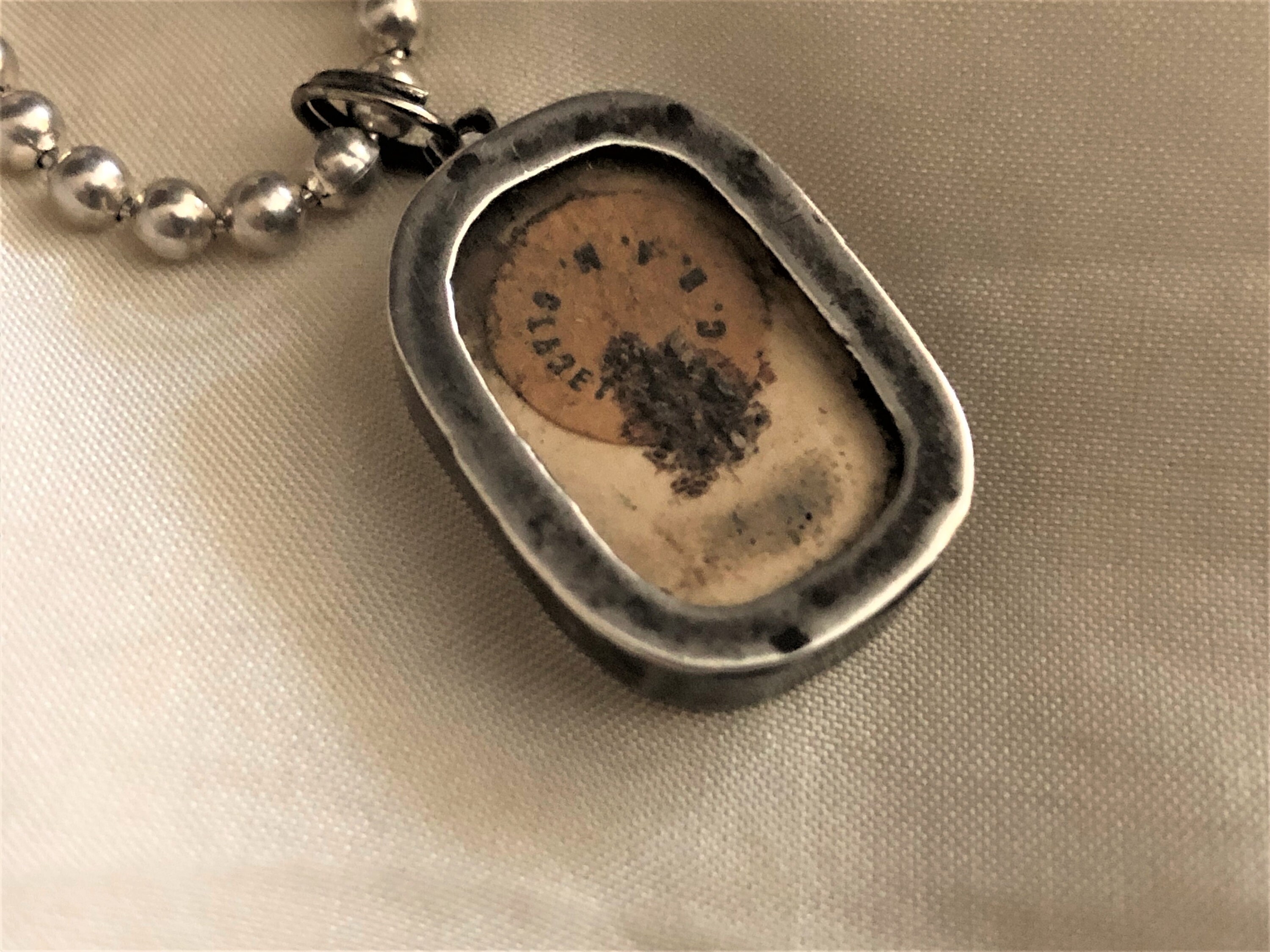 Antique Spanish Reliquary Locket Pendant Saint Anthony Mary Etsy