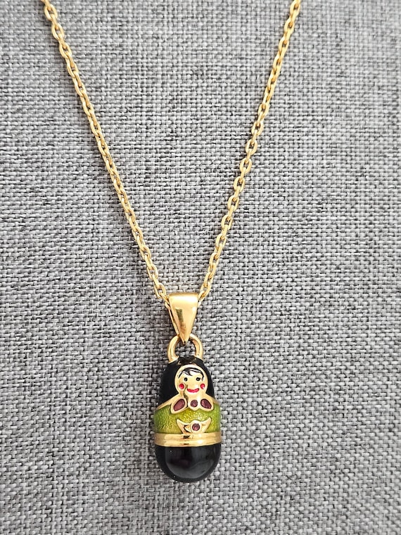 Joan Rivers Collection Mamushka Doll Necklace