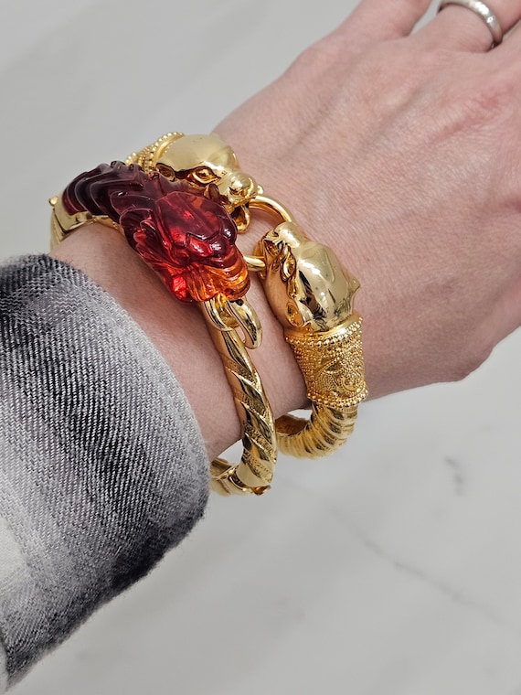 KJL Kenneth Jay Lane Cat Bracelet - image 9