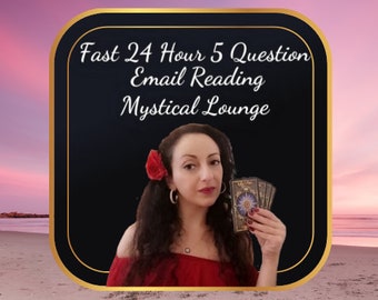 5 Question Tarot Reading/Psychic Reading/Email Reading/Same Day 24 Hour/UK Intuitive Psychic