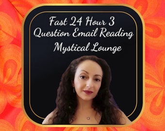 3 Question Tarot Reading/Psychic Reading/Email Reading/Same Day 24 Hour/UK Intuitive Psychic