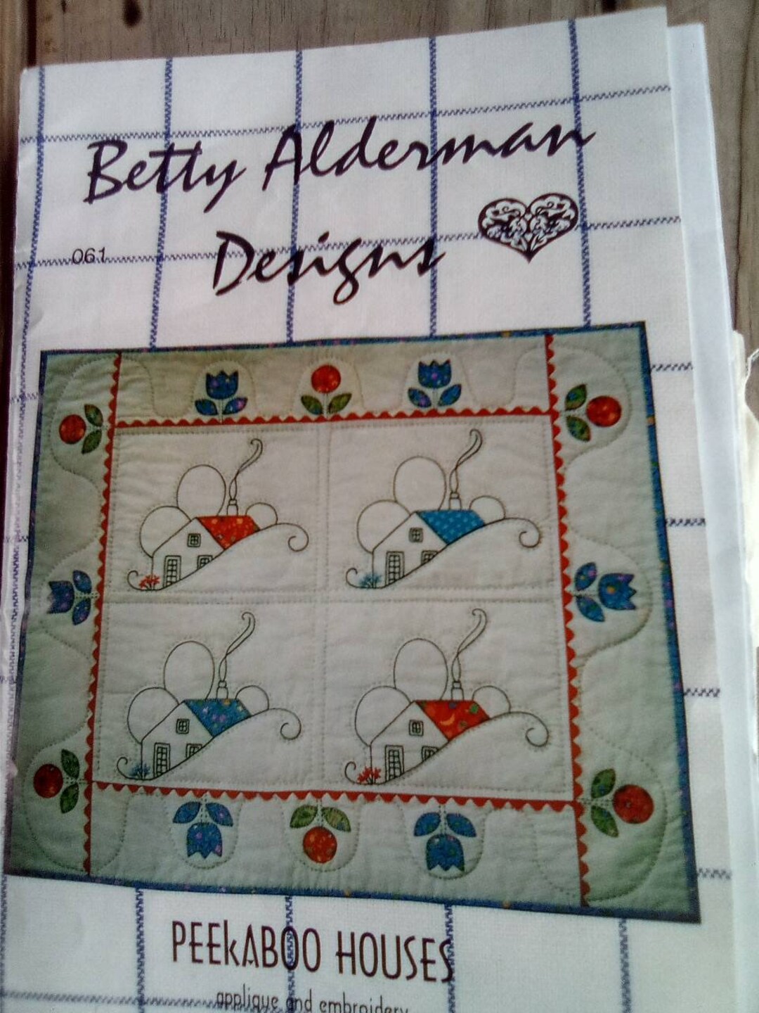 Vintage Peekaboo Houses Quilt Kit by Betty Alderman Designs Etsy