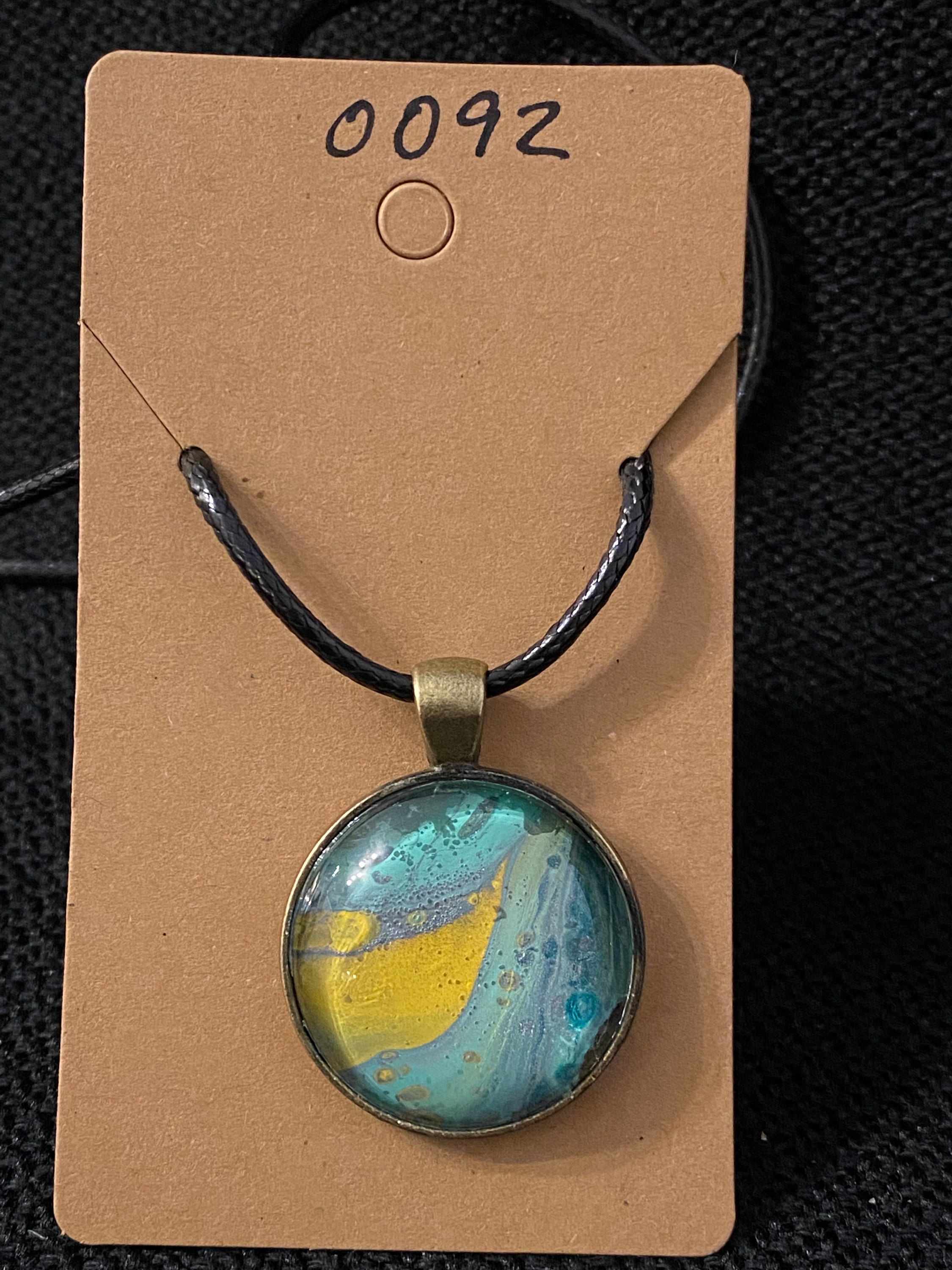 Handmade acrylic pour paint jewelry Etsy