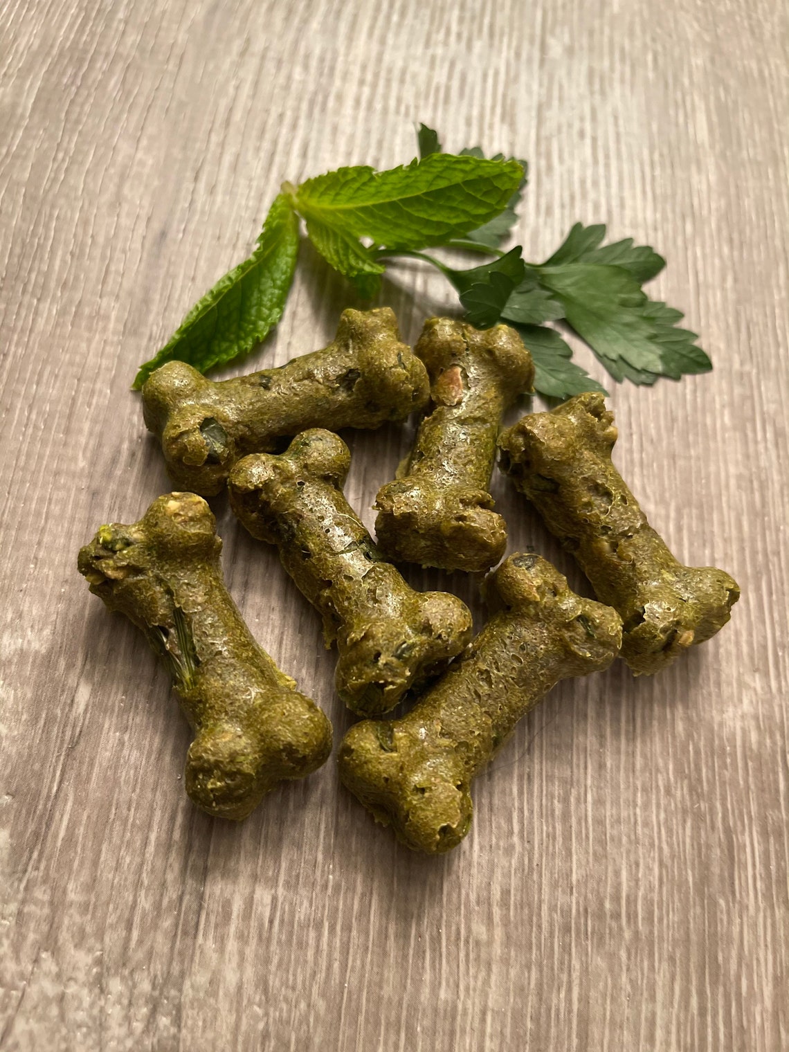 Dog Treats / Mint and Parsley Dog Treats / Homemade Dog Treats Etsy