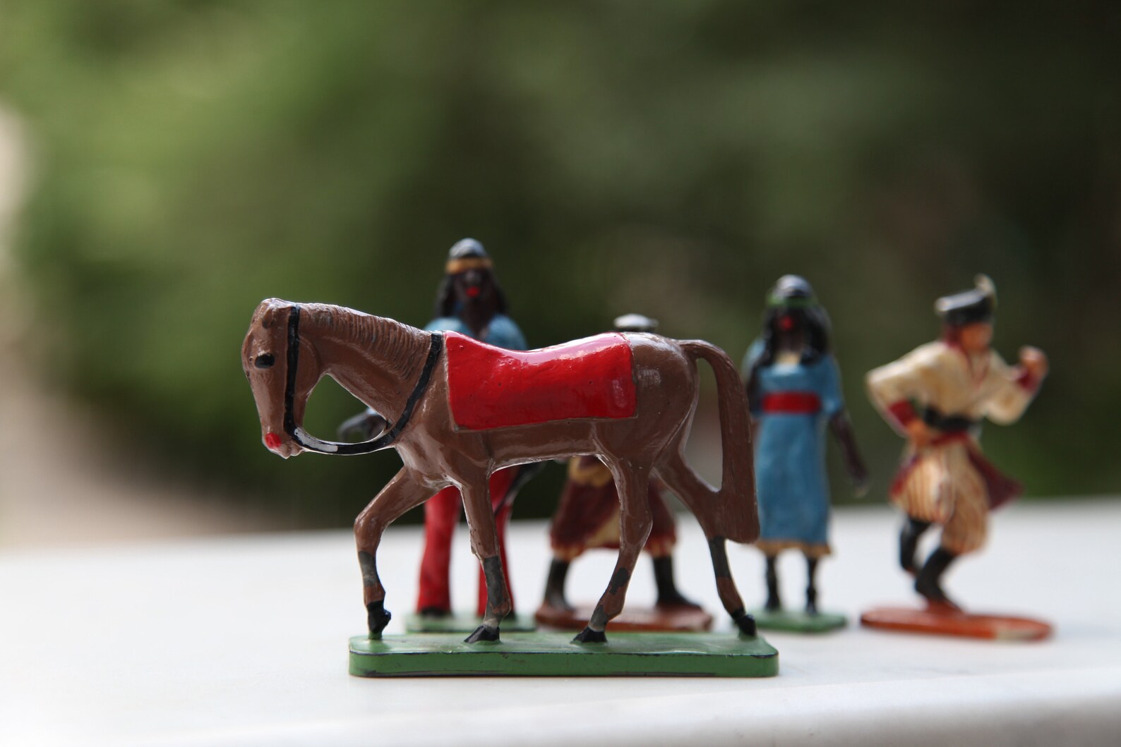 Set of 5 Vintage Toys Collectable Indian Toys Horse Retro Etsy