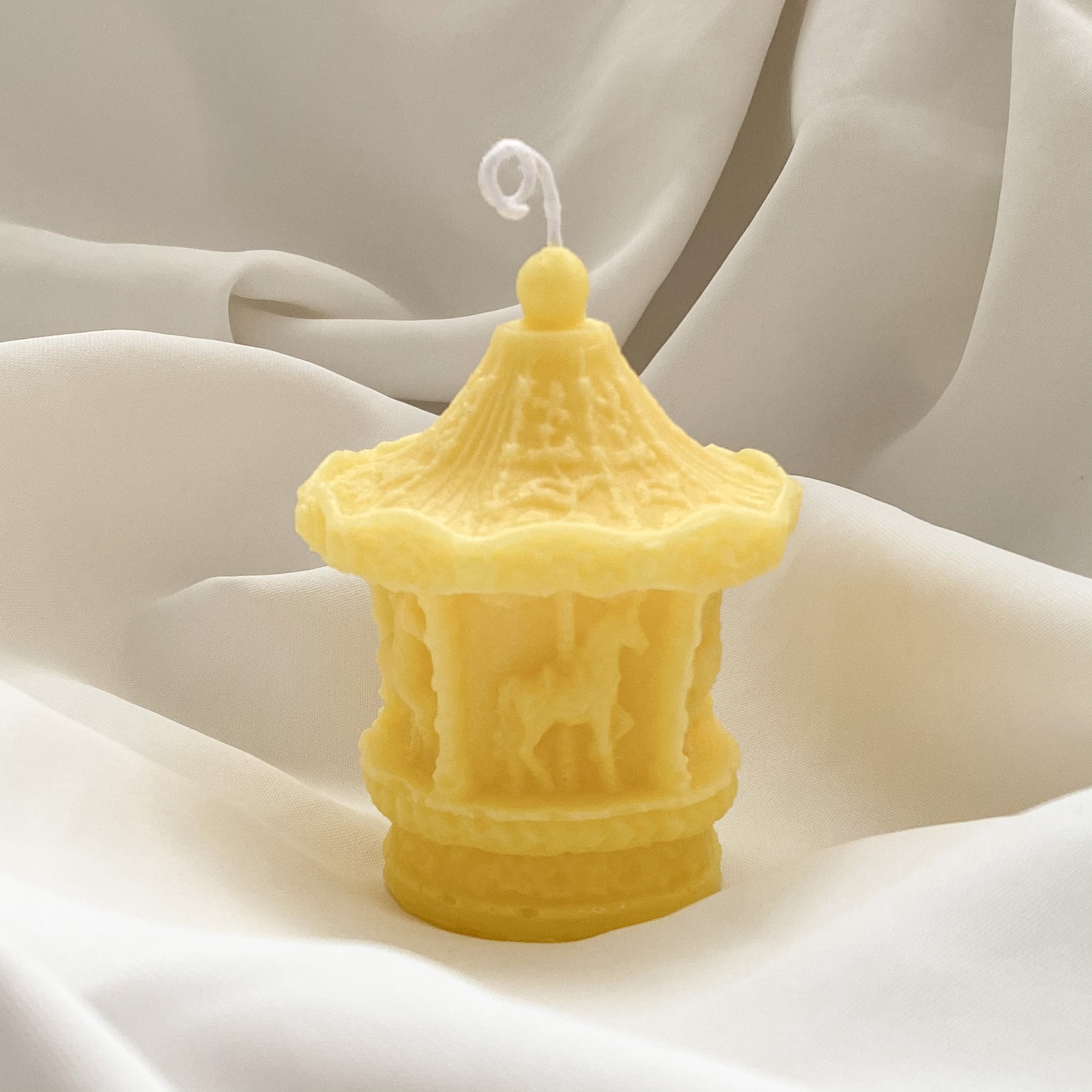 Candle Cute Carousel Candle Merrygoround Soy Wax Candle Etsy