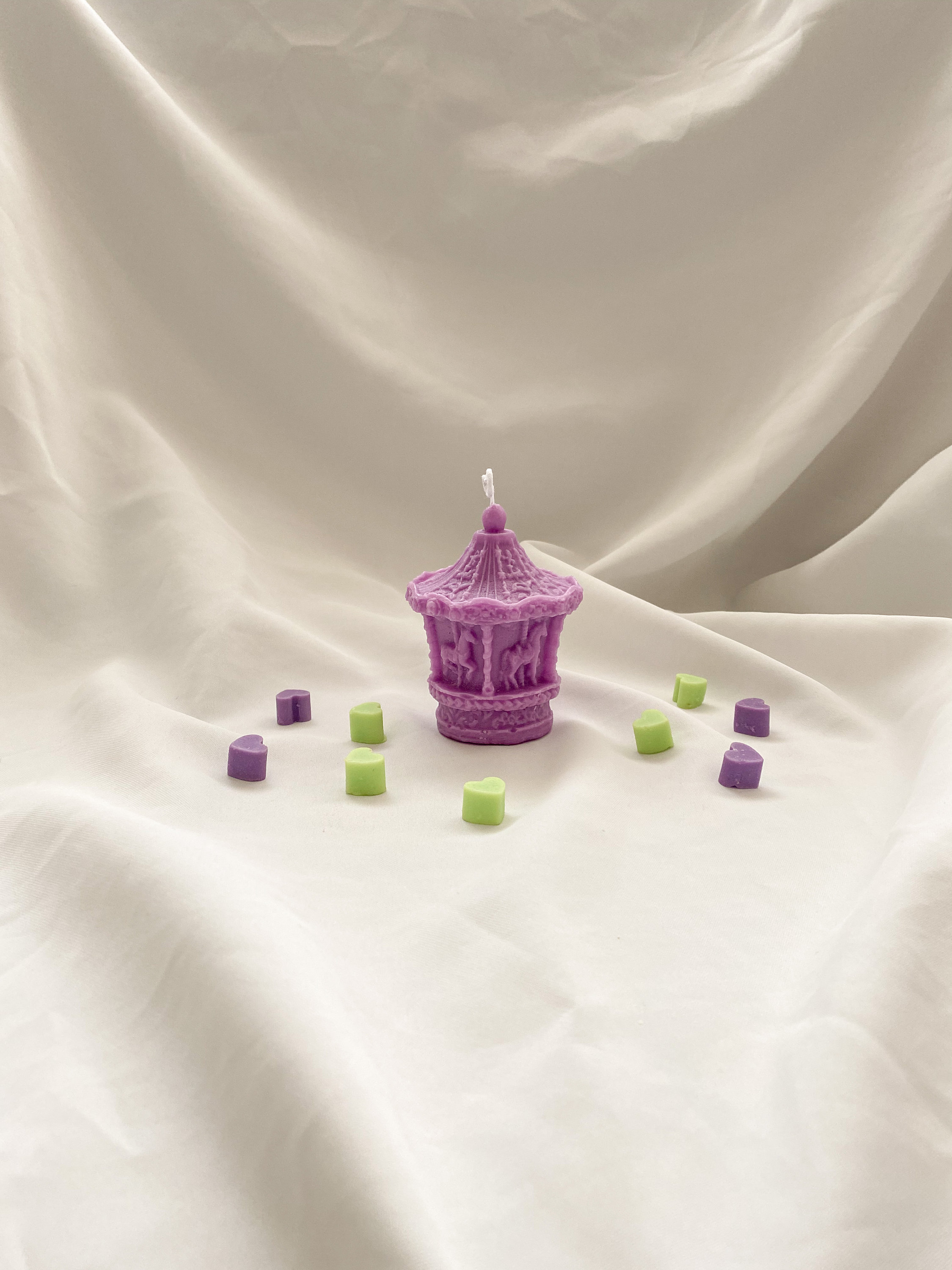 Candle Cute Carousel Candle Merrygoround Soy Wax Candle Etsy
