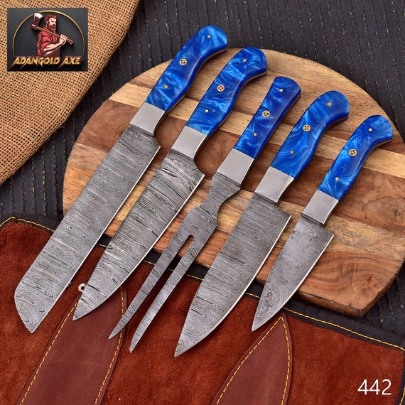 Hand Forged Butcher Knife Set 