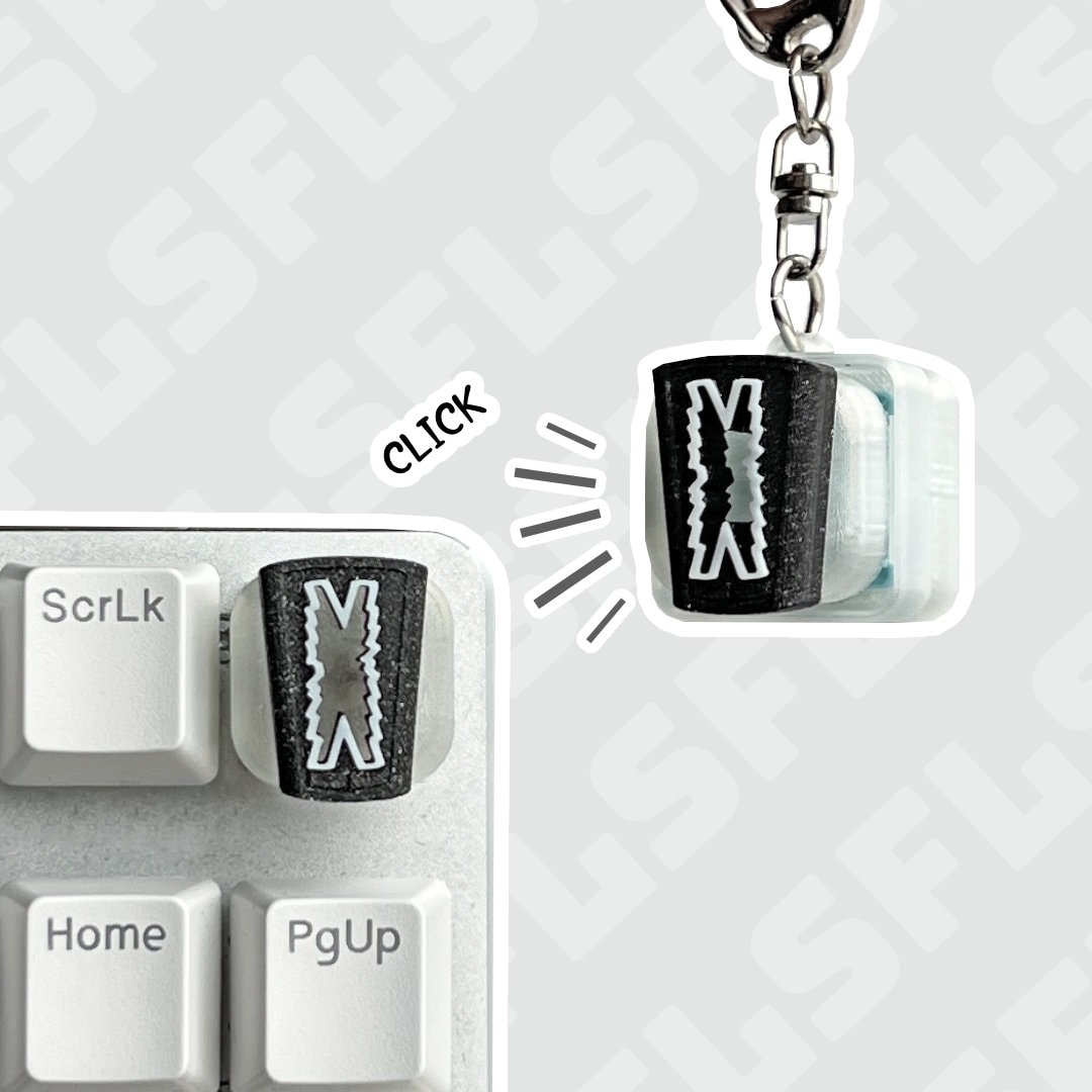 LSF KPOP Keycap & Keychain | Stress Relief Fidget Toy | K-pop