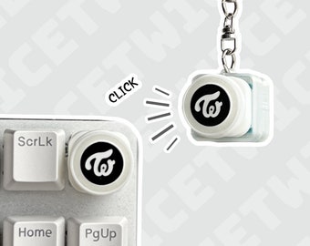 TWICE Keycap & Keychain | Stress Relief Fidget Toy | K-pop