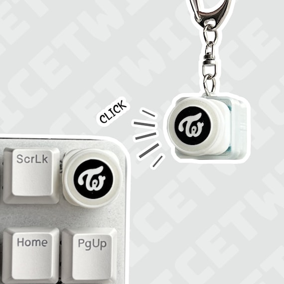 TWICE Keycap & Keychain | Stress Relief Fidget Toy | K-pop