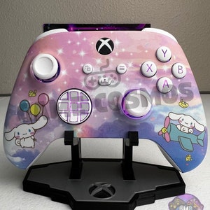 Tema Kawaii Galaxy - Dibujo animado lindo - LED RGB - Controlador inalámbrico personalizado para Xbox o PC