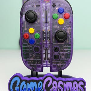 Atomic Clear Purple - Colorful ABXY - Custom Joycon 2 for the Nintendo Switch 2
