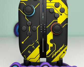 Cyber Punk - Soft Touch Metallic Coat - Custom Joycon 2 for Nintendo Switch 2