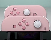 【桜ピンクカスタム】Nintendo Switch一式 桜ピンク + ジェリーボタン - ホワイトアクセント - Nintendo Switch 1