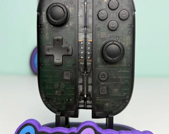Transparent Smoke Black DPAD - Custom Joycon 2 for the Nintendo