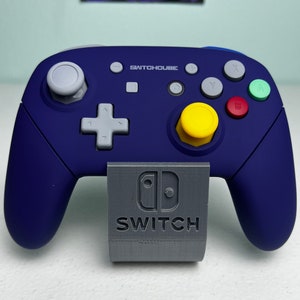 Style GC personnalisé - Gated Sticks - Violet doux au toucher - Manette professionnelle sans fil pour Switch ou PC