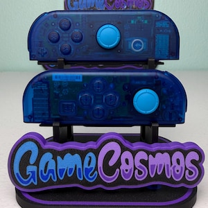 Transparent Clear Blue - Custom Joycons for the Nintend Switch