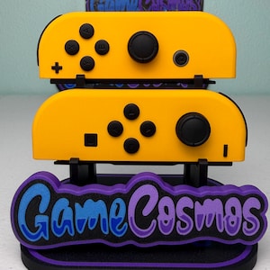 Soft Touch Caution Yellow - Black Accent - Custom Joycons for the Nintend Switch