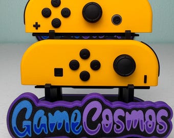 Soft Touch Caution Yellow - Black Accent - Custom Joycons for the Nintend Switch