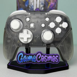 Transparent Clear White Accents - Wireless Pro Controller for The Switch Or PC