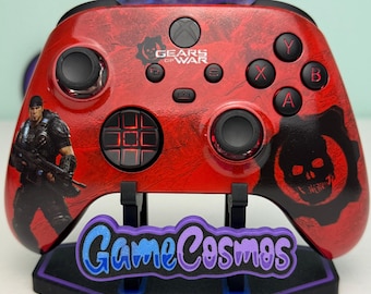 Gears O War - RGB LED - Custom Wireless Controller for Xbox Or PC